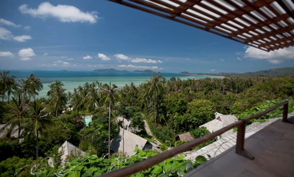 Aussicht vom Hotel Kamalaya Koh Samui